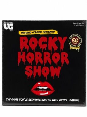 Sealed Rocky Horror Show Board Game University Games 50th Anniversary